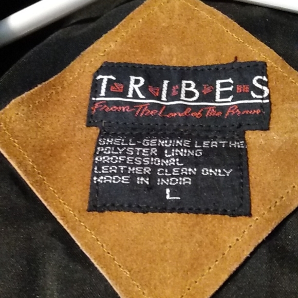 Men's suede Western style vest - Picture 1 of 3